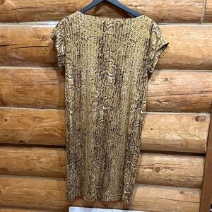 Tory Burch Snake Print Dress Small